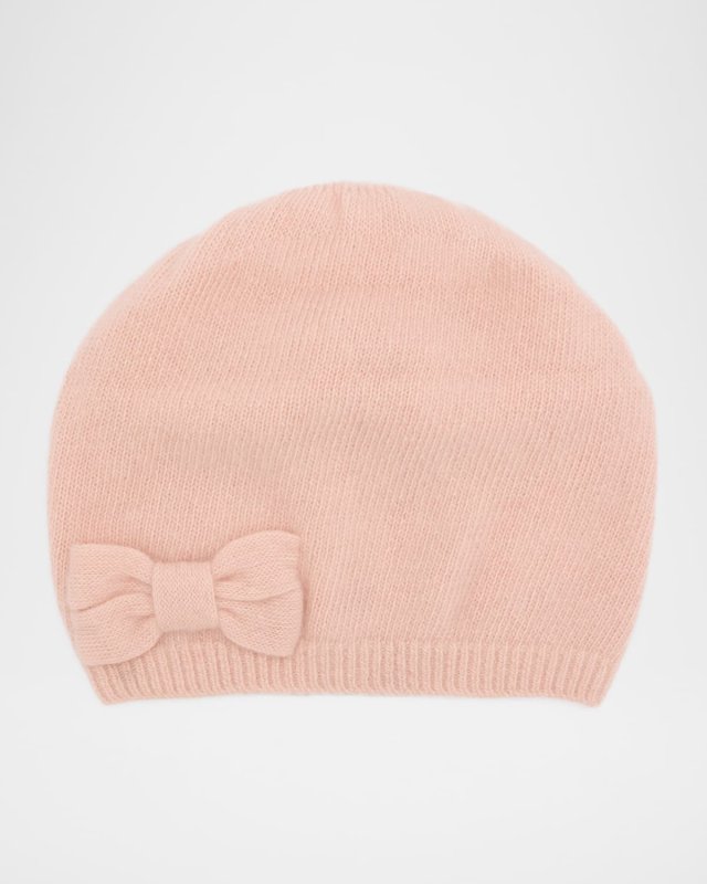 Cashmere Beanie W/ Bow